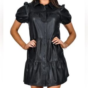 RD Style Delaney Vegan Dress - Black